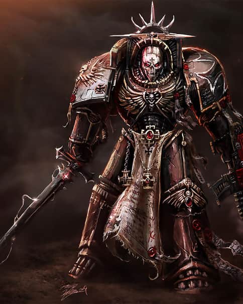 Black Templar Chaplain by Hannu Kokkonen 