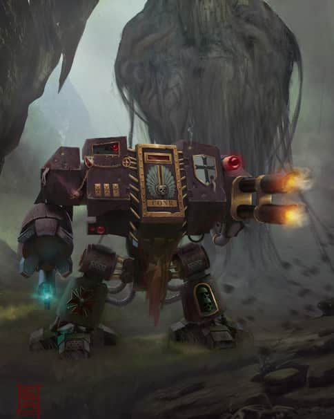 Black Templar Dreadnought by Connor Magill 