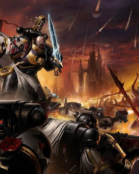 Black Templars vs Khorne by Artur Nakhodkin 
