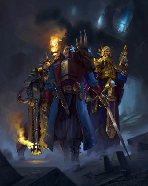 Blackstone Fortress Cover Art by Mauro Belfiore 