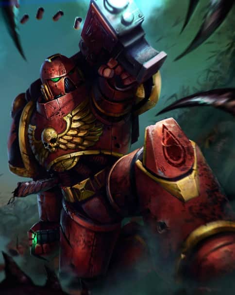 Blood Angel vs Tyranids by Jens Lindfors 