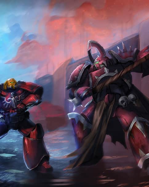 Blood Angel vs Word Bearers by Tony Cezar 