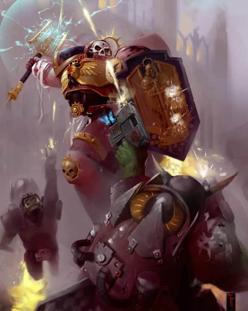 Blood Angels Chaplain vs Stormboyz by Thanh Tuấn 