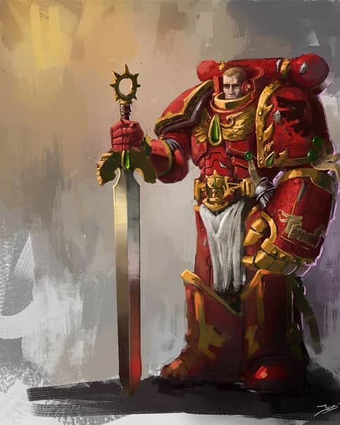 Blood Angels Sergeant by Rob Jenx 
