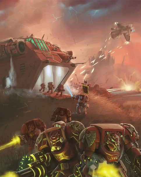Blood Angels Terminator Assault by Peter Laycock 