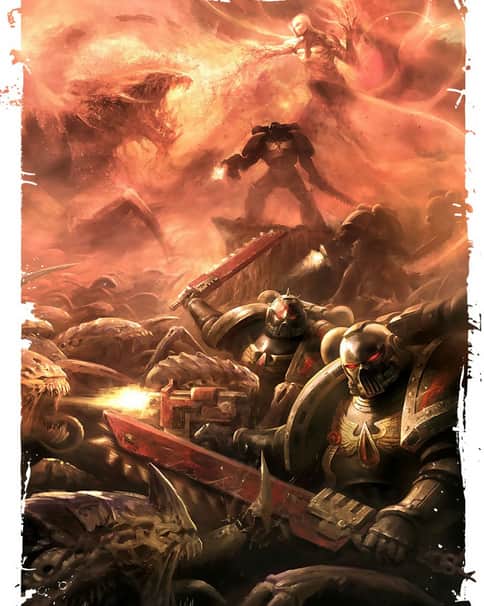 Blood Angels vs Tyranids by Games Workshop Artists
