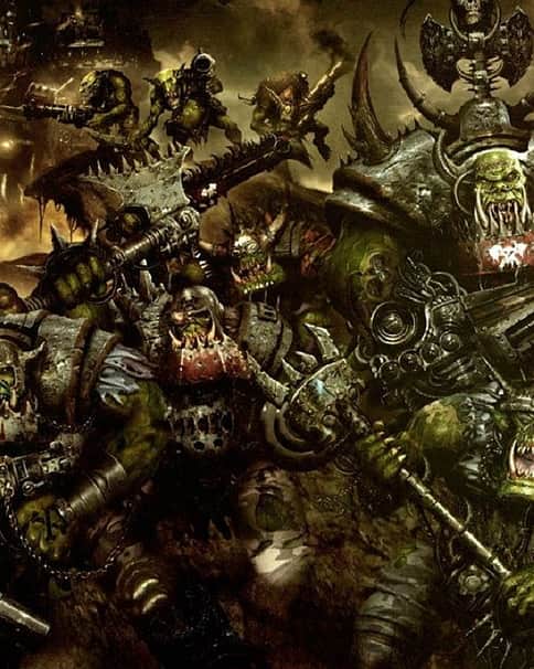 Blood Axes: WAAAAAAGH! by Clint Langley