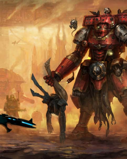 Blood Raven Techmarine Dreadnought by L J Koh 