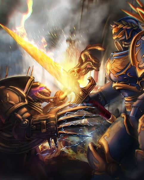 Challenging A God by Inkary 