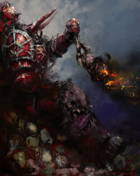 Chaos Marine by Sergei Koziakov 