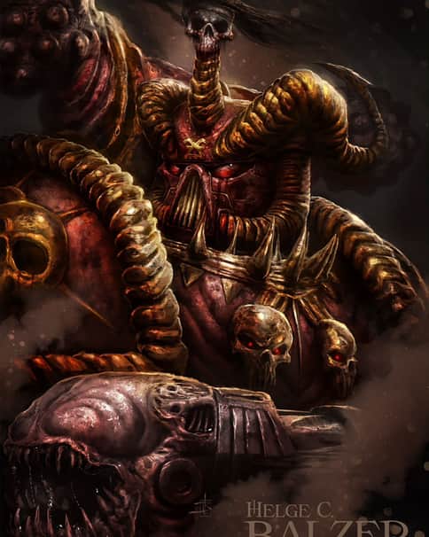 Chaos Space Marine by Helge C. Balzer 