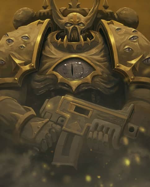 Chaos Space Marine by Malte Zirbel 