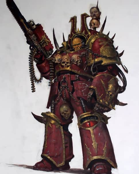Chaos Space Marine by Karl Kopinski 