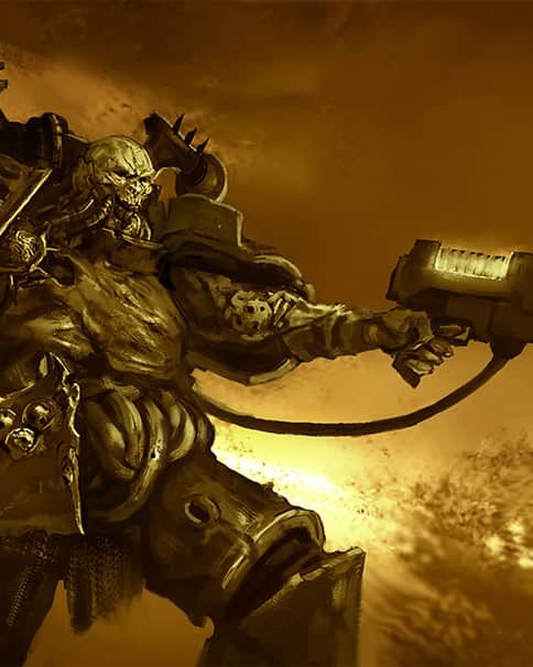 Chaos Space Marine by Dima Sokolov 