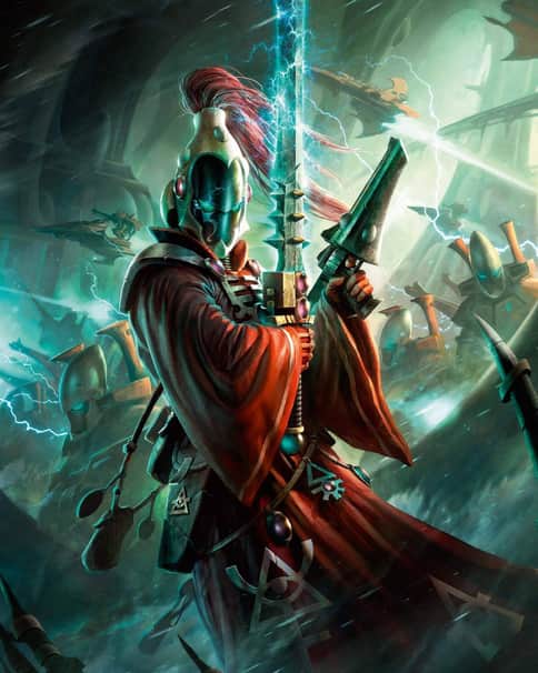 Craftworld Eldar Codex by Raymond Swanland 