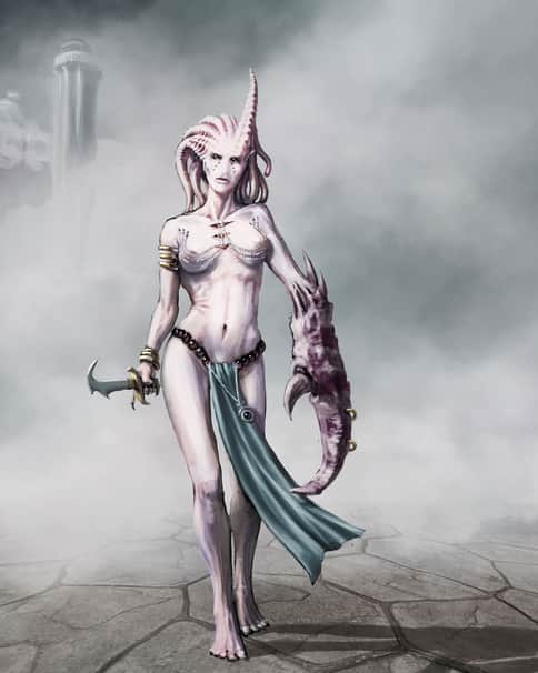 Daemonette of Slaanesh by Juho Tapio Miettinen 