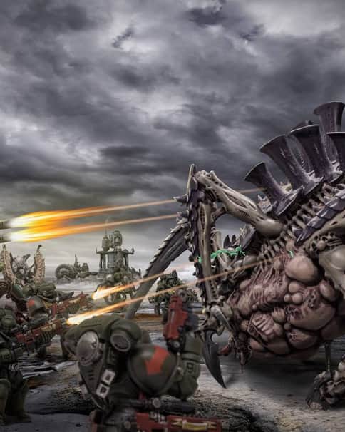 Dark Angles vs Tyranids by Wolfgang Werkovits