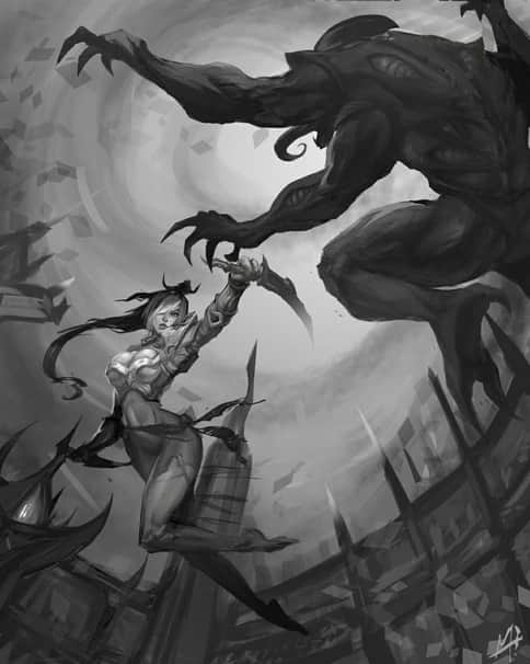 Dark Arena by Yi Meng Zhang 
