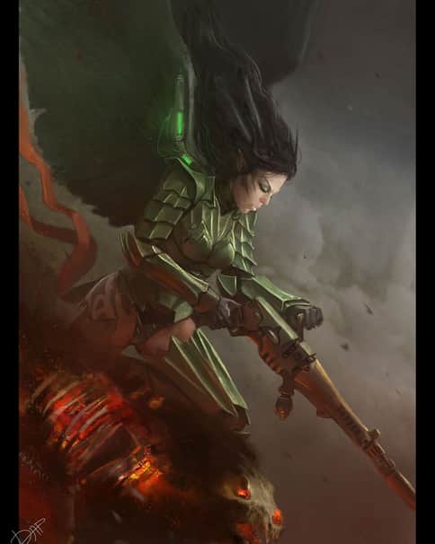 Dark Eldar Scourge by David Arenas 