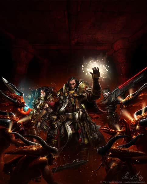 Dark Heresy Book Cover by Henning Ludvigsen 