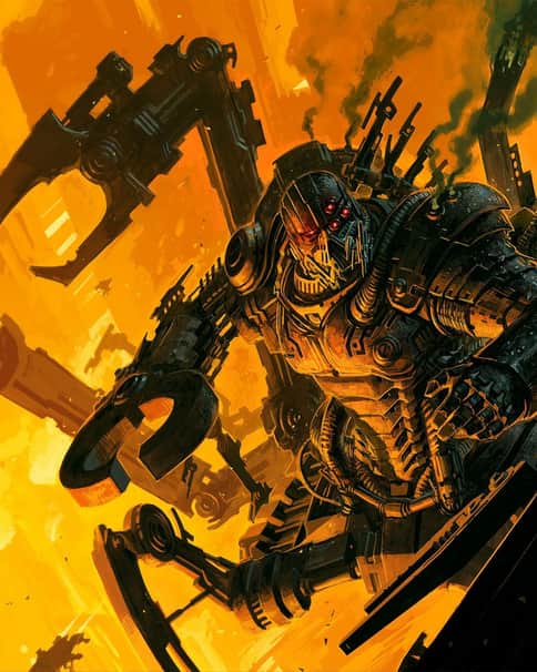 Dark Tech-Priest Solon by Nicholas Kay 