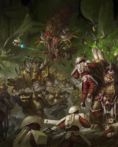 Death Guard vs T’au by Johan Grenier Death Guard vs T’au by Johan Grenier