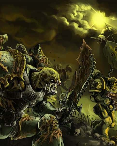 Death Guards Furious Charge by nehrist Death Guards Furious Charge by nehrist
