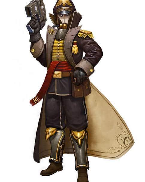 Death Korps of Krieg Commissar by Alex Konstad 