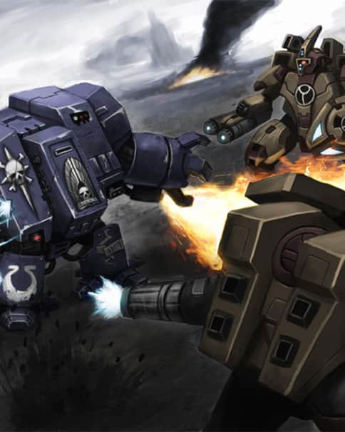 Dreadnought vs Battlesuit by Tan Eric 