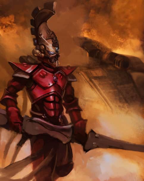 Eldar Fire Dragon by David Arenas 