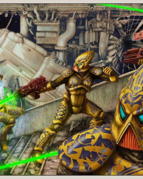 Eldar Rearguard by Tony Hough 