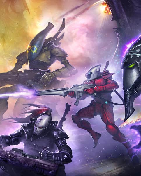 Eldar Squad by Hardy Fowler 