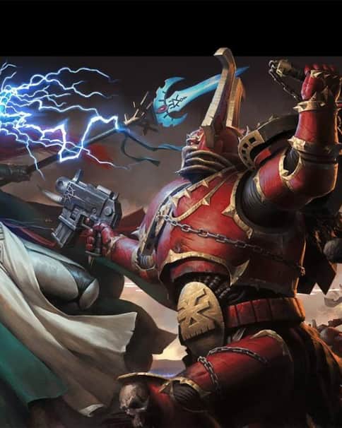 Eldar Vs Chaos by Darren Tan 