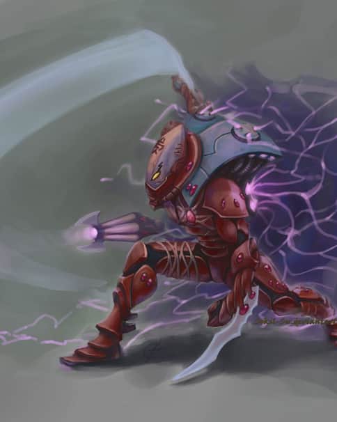 Eldar Warp Spider by So'Kiel 