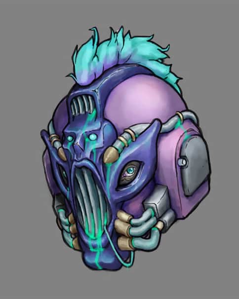 Emperor’s Children Helmet by Dicey June 