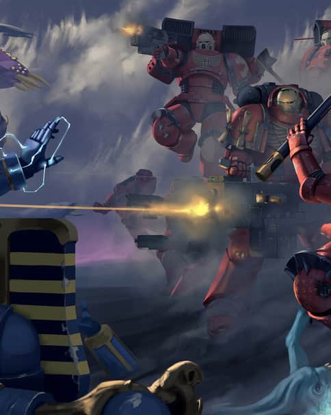 Exorcist vs Thousand Sons by Boris Tsui 