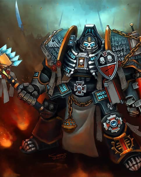Grey Knight Chaplain by Alexey Kropachev 