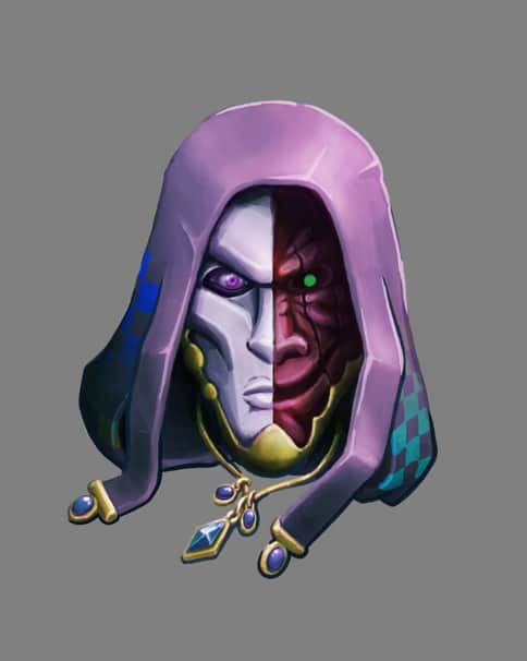 Harlequin Portrait by Dicey June 