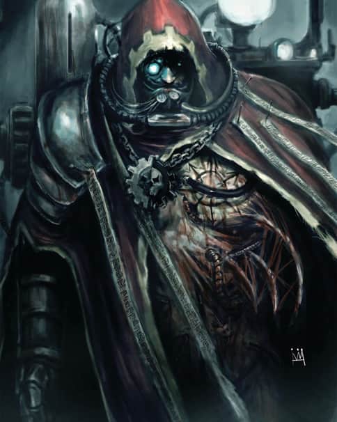 Heretek Tech-priest by Tze Kun Chin 