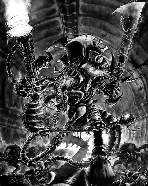 Hive Tyrant by Mark Gibbons 