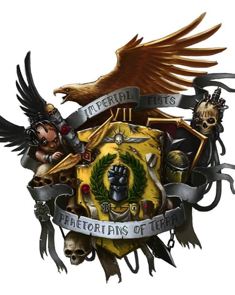 Imperial Fist Heraldry by Gwayne Li 