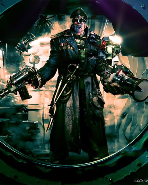 Imperial Guard Commissar by Eddie Sharam 