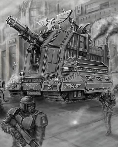 Imperial Guard Heavy Artillery by Hrvoje Silić 