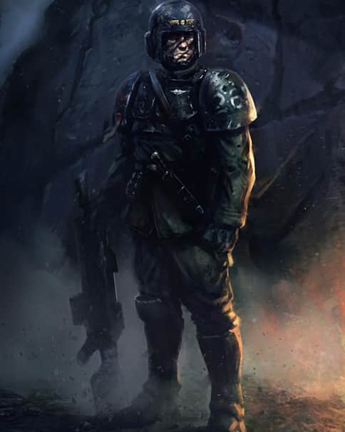 Imperial Guardsmen by Salvador Trakal 