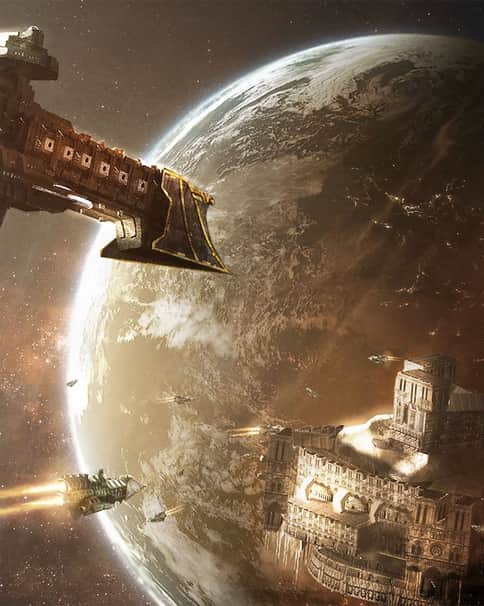 Imperium Space Station: Damaris by Adam Burn