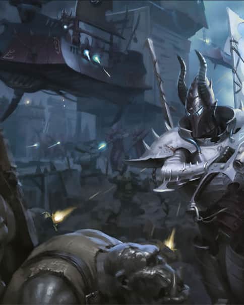 Incubi vs Orks by Jon Cave 