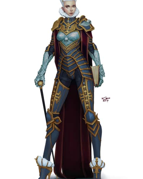 Inquisitor Aurelia Snegova by Alexey Kropachev 