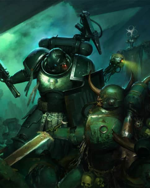 Iron Hands vs Death Guard by Igor Sid 