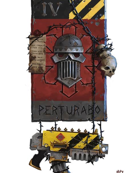 Iron Warriors Insignia by Kenneth Hammarstedt