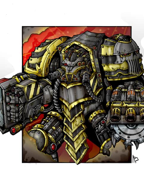 Iron Warriors Terminator by Vasiliy Loginov 